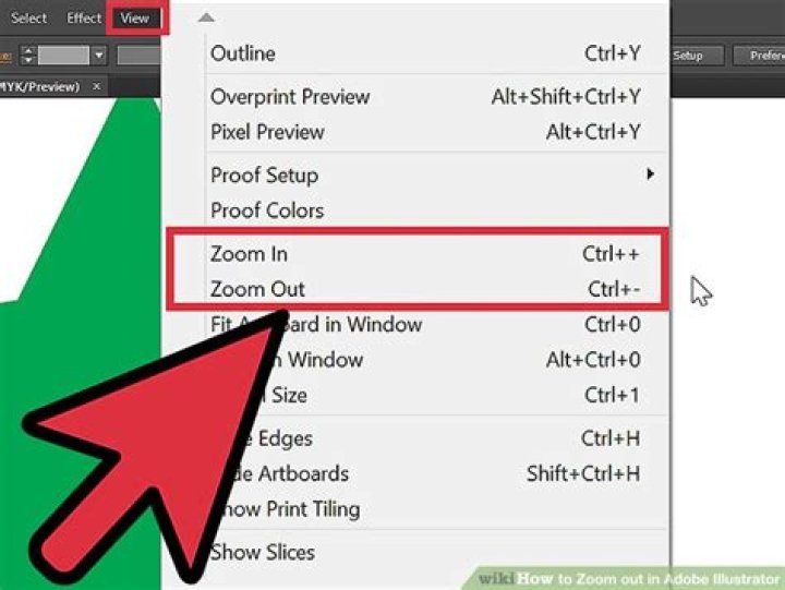 How to zoom out in adobe illustrator
