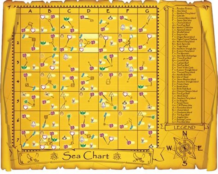 How Zelda: Wind Waker Hid A Triforce On Its Island Map
