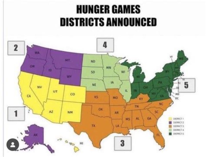 Hunger Games Fans Map Out the United States Into Districts