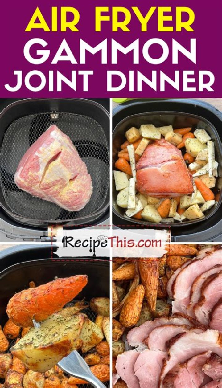 I'm an air fryer whizz and here's how I make a delicious gammon - plus the 43p buy to get it sparkling clean after