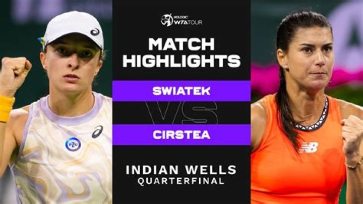 Iga Swiatek vs Sorana Cirstea Match prediction, head-to-head, preview, and live stream- Indian Wells 2023