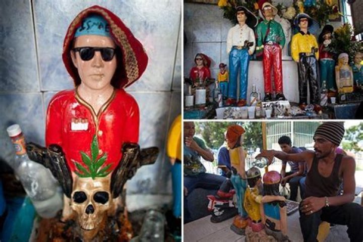 Inside bizarre Venezuelan gangster shrines where desperate families pray for protection in murder capital of the world Caracas