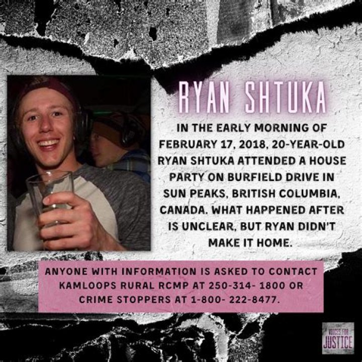 Is Ryan Shtuka dead? Please bring me home seeks caller’s response in Ryan Shtuka cold case