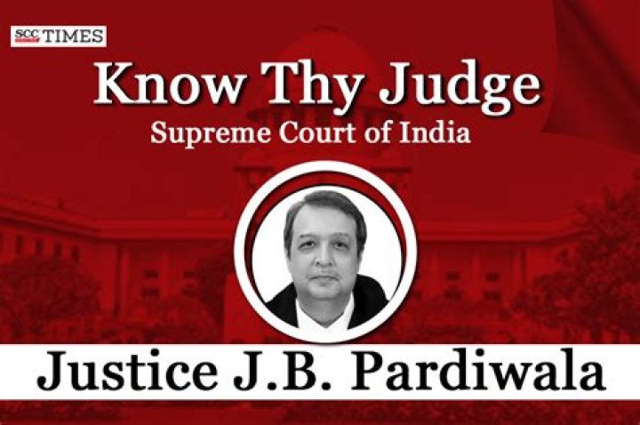 J B Pardiwala ( Judge) Biography, Wiki, Age, Wife, Family, Height, And Nationality