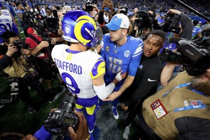 Jared Goff leads Lions to first playoff win in 32 years, 24-23 over Matthew Stafford and the Rams