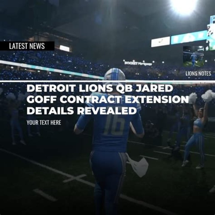 Jared Goff Signs Contract Extension Deal Worth $212,000,000, Ready To Lead the Detroit Lions to New Heights