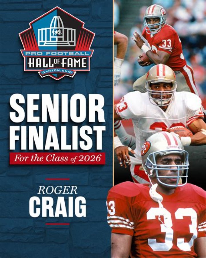 Ken Anderson a Hall of Fame finalist; Roger Craig sidelined