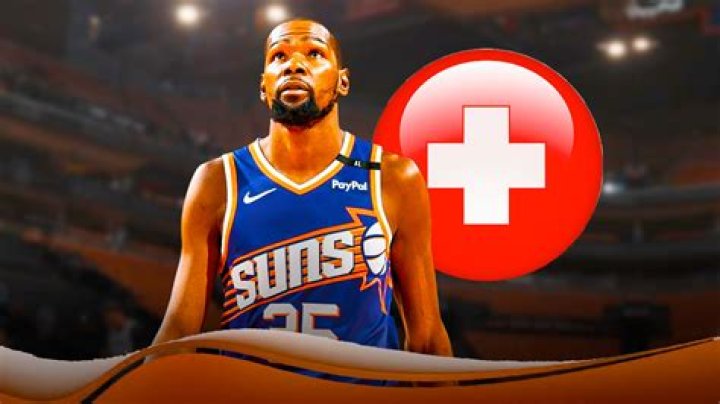 Kevin Durant ruled out for tonight’s game against Portland