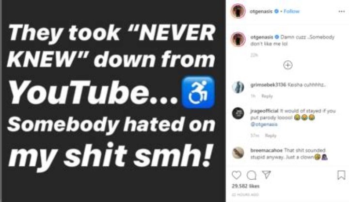 ‘Keyshia Did It!’: O.T. Genasis’ Rendition of ‘Love’ Gets Pulled From YouTube, and Fans Know Who Did It