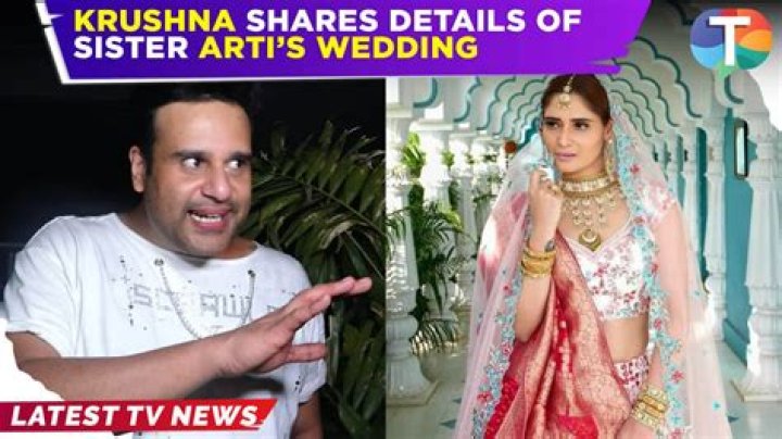 Krushna Abhishek dances his heart out at sister Arti Singh's Haldi ceremony; See INSIDE pics and videos