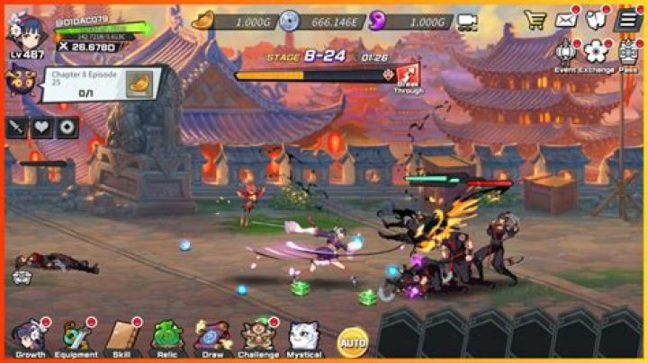 Legendary Master Idle MOD APK (Menu/God/Damage/Defense Multiplier) 1.0.8