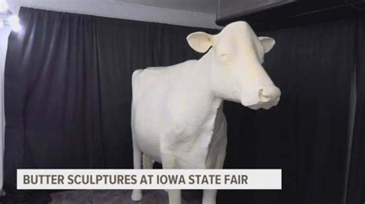 Look who will be joining the butter cow at the Iowa State Fair this year