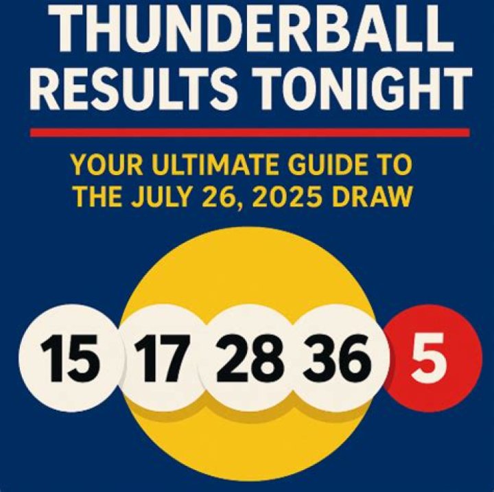 Lottery results and numbers: Lotto and Thunderball draw tonight, July 29, 2023