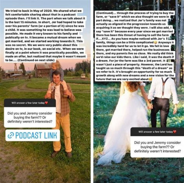 LPBW alum Audrey Roloff suggests Matt Roloff misled son Jeremy about buying the farm