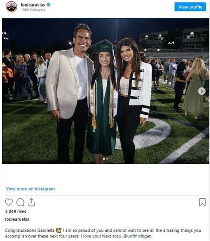 Luis Ruelas called out for ‘inappropriate’ post celebrating Gabriella Giudice’s graduation