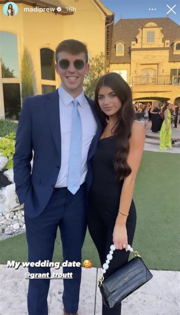 Madison Prewett wows in navy wedding jumper and attends her first wedding shower with fiance Grant Troutt