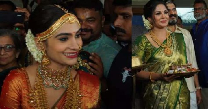 Malayalam Actress Asha Sharath Daughter Uthara Marries Aditya Menon