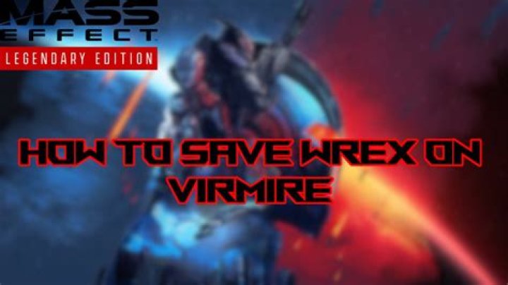 Mass Effect Legendary Edition: How to Save Wrex