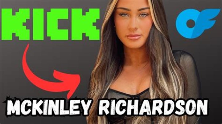 Mckinley Richardson OnlyFans Leaks: The Inside Story