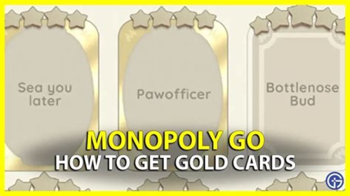 Monopoly Go: How To Get Gold Cards