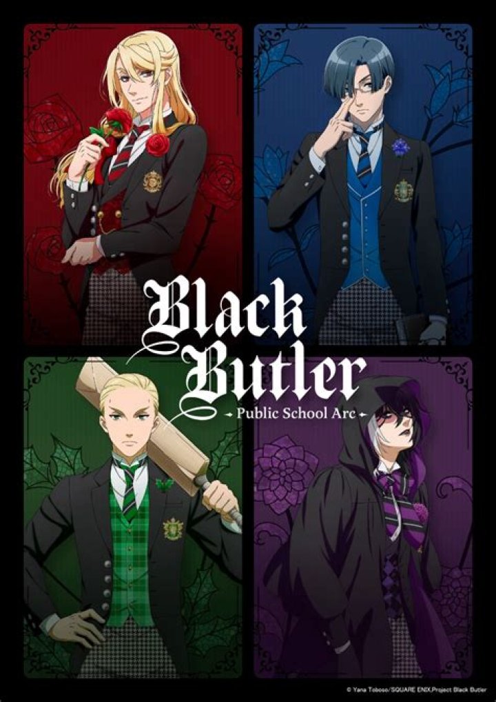 New Black Butler Poster Highlights Its Public School Arc
