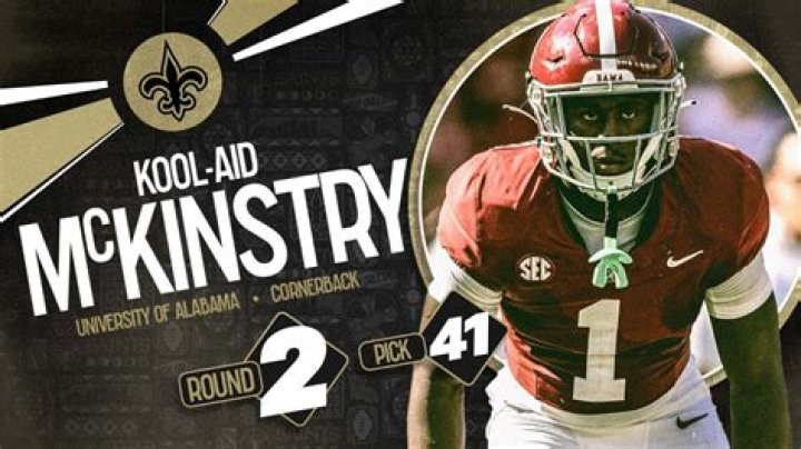 Nick Saban Praises Kool-Aid McKinstry's Selection by New Orleans Saints in NFL Draft