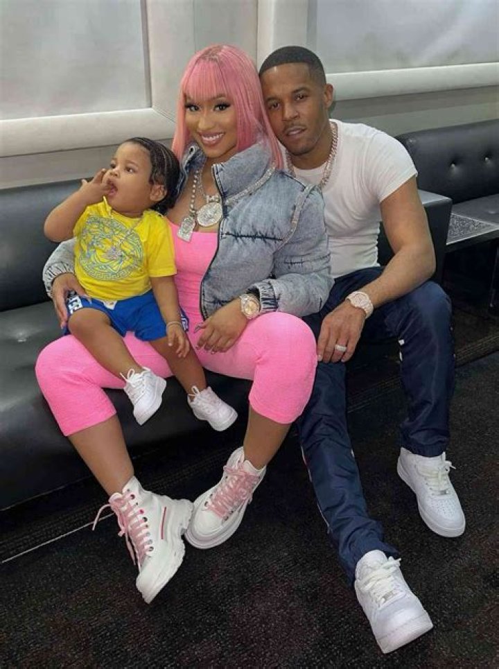 Nicki Minaj shared a rare family photo with Kenneth Petty and their son