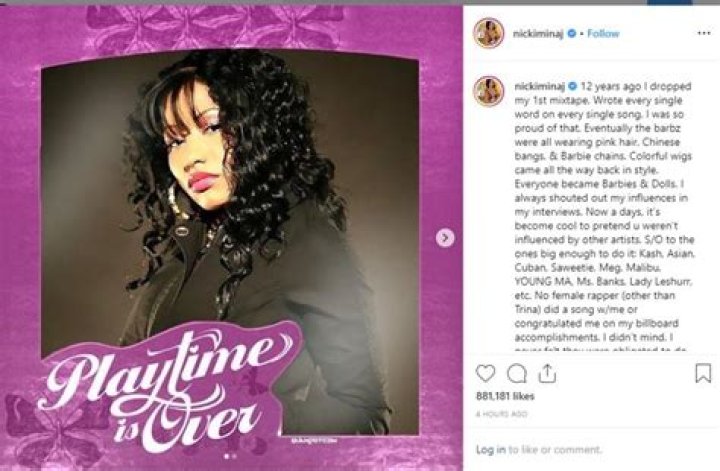Nicki Minaj Slams Younger Female Rappers For Not Giving Her Credit: ‘I Always Shouted Out My Influences’