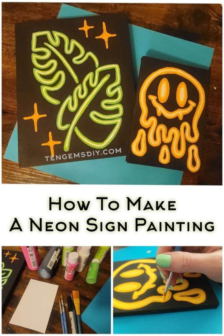 Nicole Anthony shares a fun neon sign made for her wedding