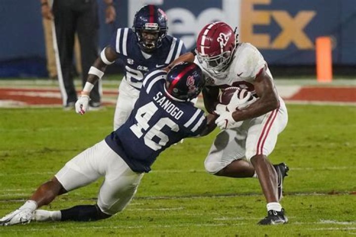 No. 2 Alabama beats Ole Miss 63-48 in record SEC outburst