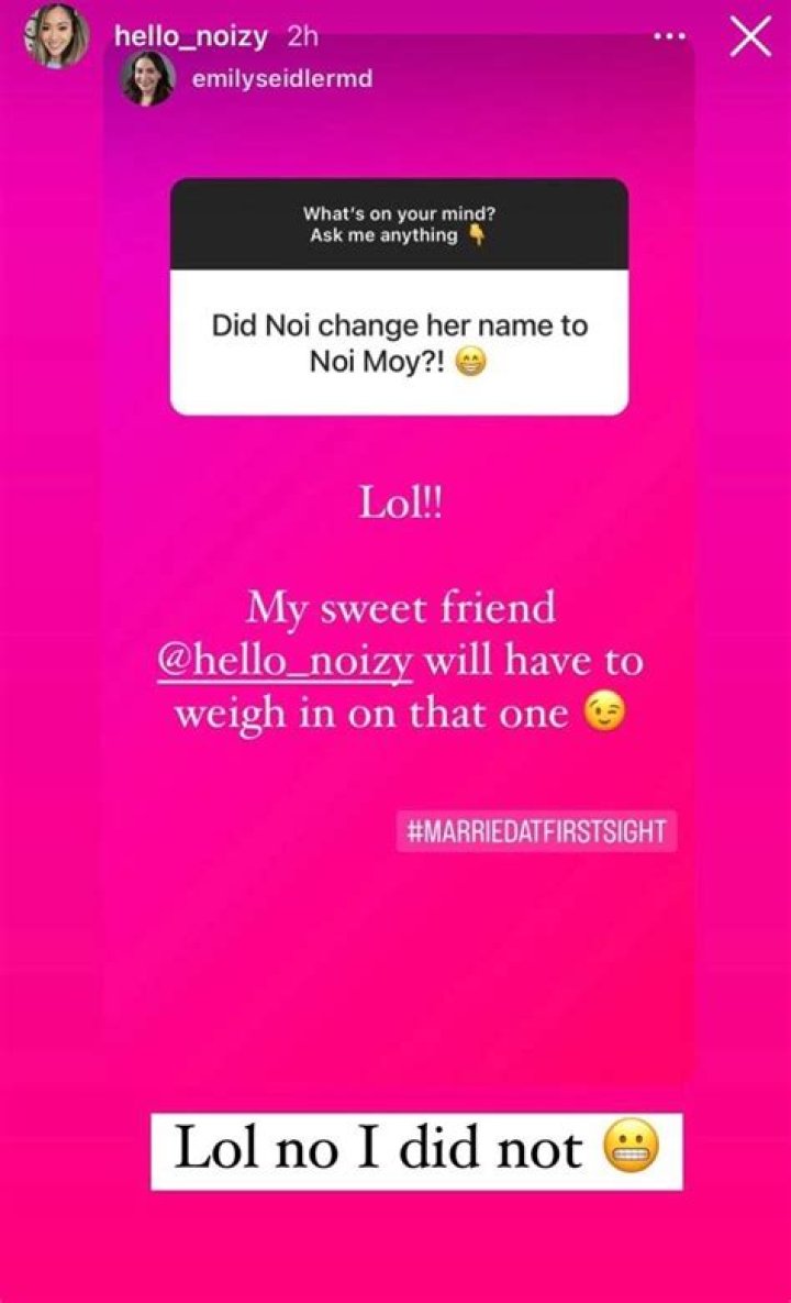 Noi Phommasak shares why she didn’t change her name to Noi Moy