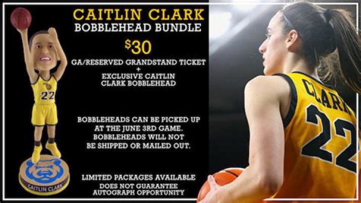 Now there’s a Caitlin Clark bobblehead