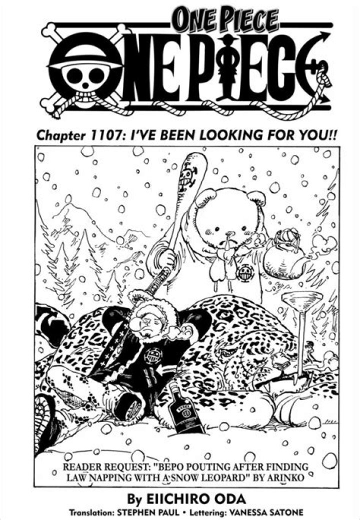 One Piece Chapter 1107: Expected Release Date And When to Expect Spoilers