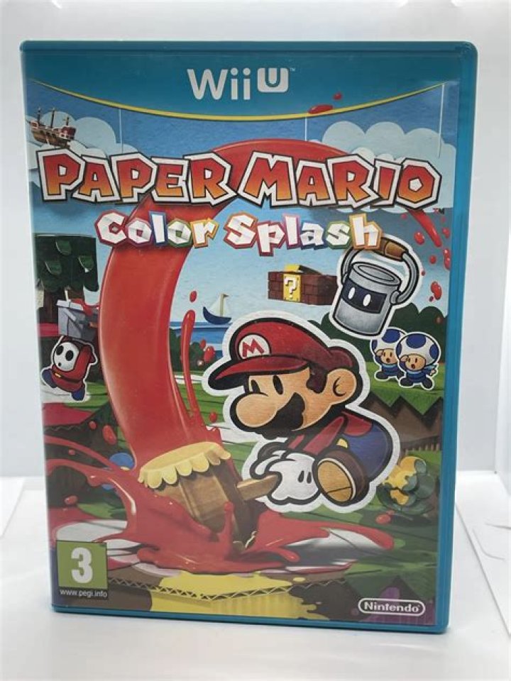 Paper Mario Color Splash Announced for Wii U