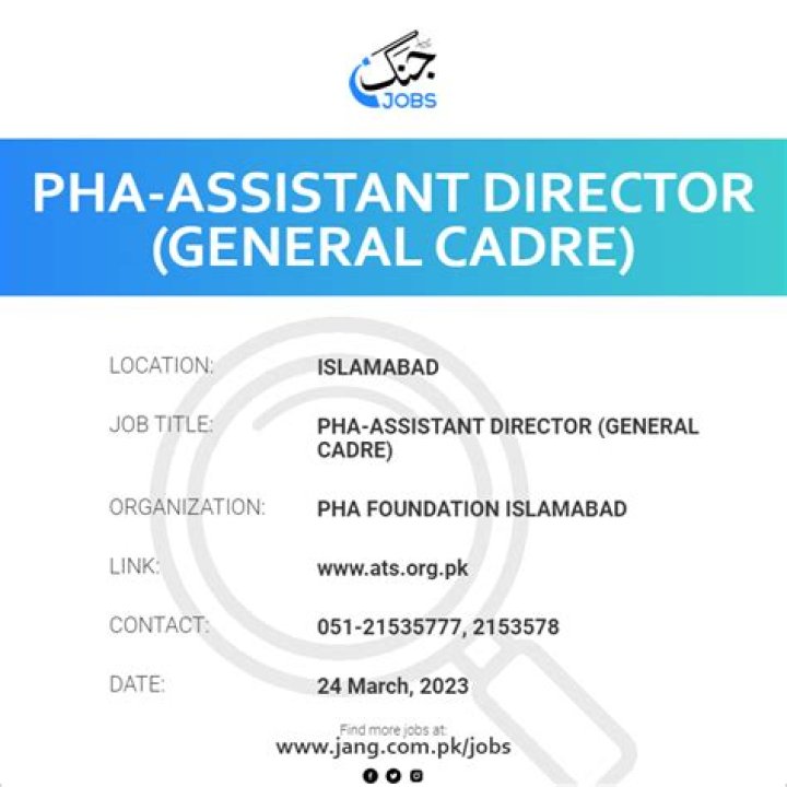 PHA Foundation Jobs 2023 Islamabad | Online Apply