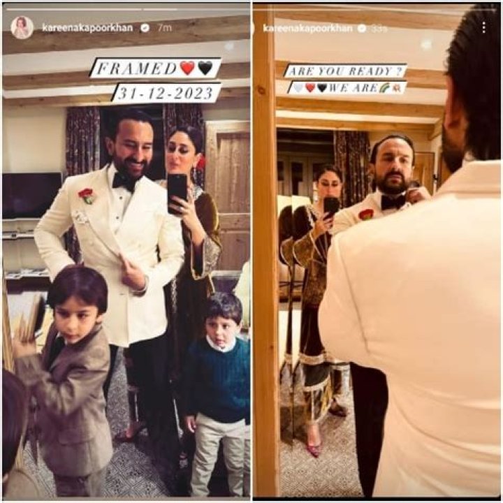PICS: Kareena Kapoor, Saif Ali Khan welcome 2024 looking like ‘wow’ with sons Jeh and Taimur