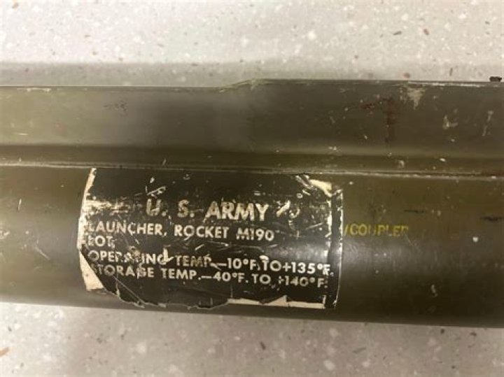 Police search a car and find cocaine — and a US Army rocket launcher