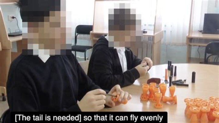 Putin forces schoolkids to make drone GRENADES to be dropped on Ukrainians as well as crutches for his maimed troops