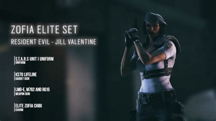 Rainbow Six Siege Adds Resident Evil's Jill Valentine Skin