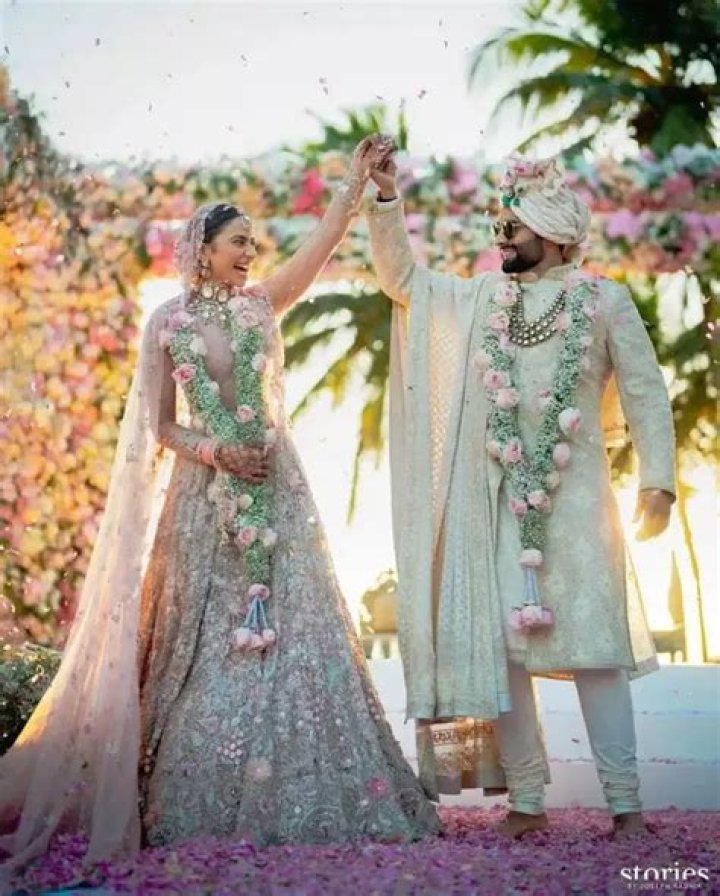 Rakul Preet Singh wears chikankari heritage-inspired Tarun Tahiliani lehenga for Anand Karaj wedding