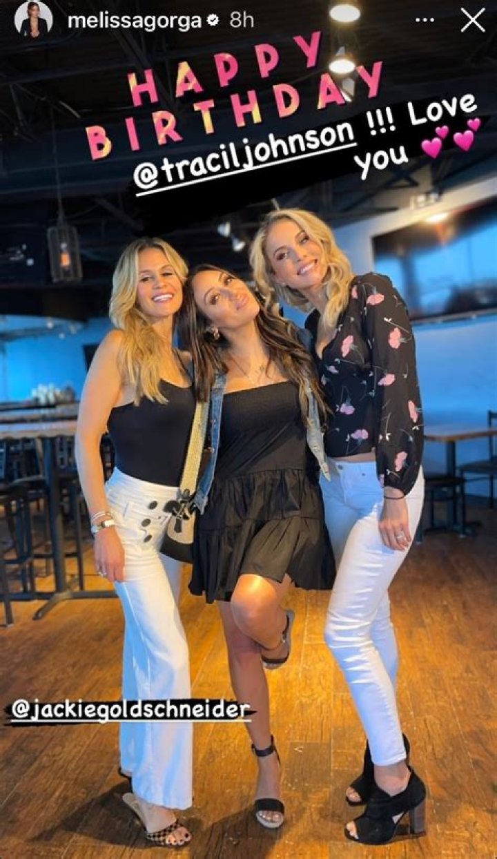 RHONJ: Jackie Goldschneider and Melissa Gorga rock black and white outfits for night out