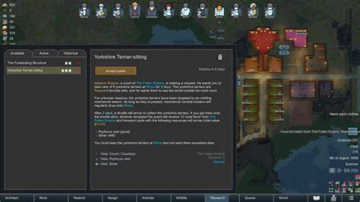RimWorld Update 1.3.3101 Patch Notes