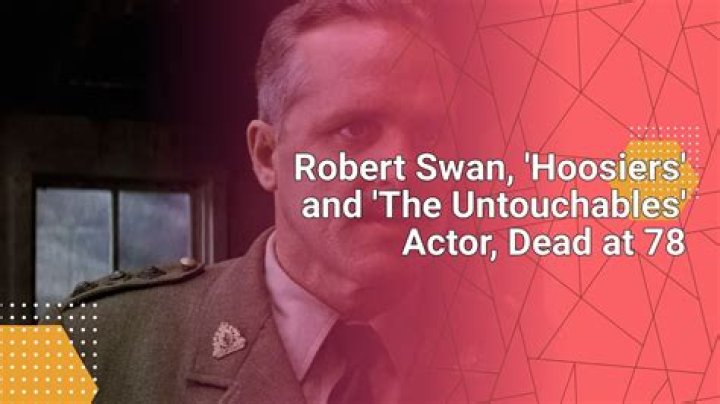 Robert Swan Obituary; ‘The Untouchables’ and ‘Hoosiers’ Actor Dies at 78