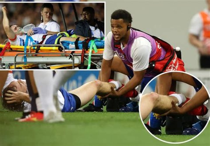 Rugby World Cup match halted as Namibia star suffers HORROR injury vs New Zealand with ankle left facing wrong way