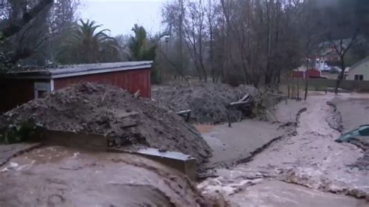 Saturated California gets more rain and snow but so far escapes severe damage it saw only weeks ago