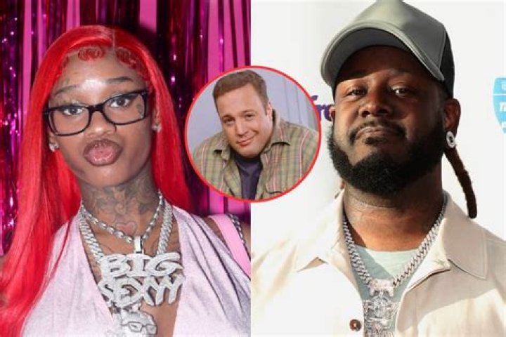 Sexyy Red and T-Pain Transform Into Kevin James Smirking Meme