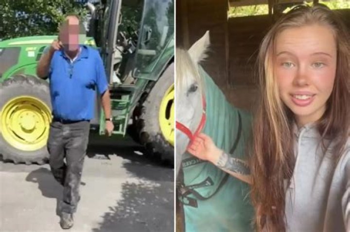 Shocking moment Channel 4 star is confronted by tractor driver after she asked him to slow down for her horse