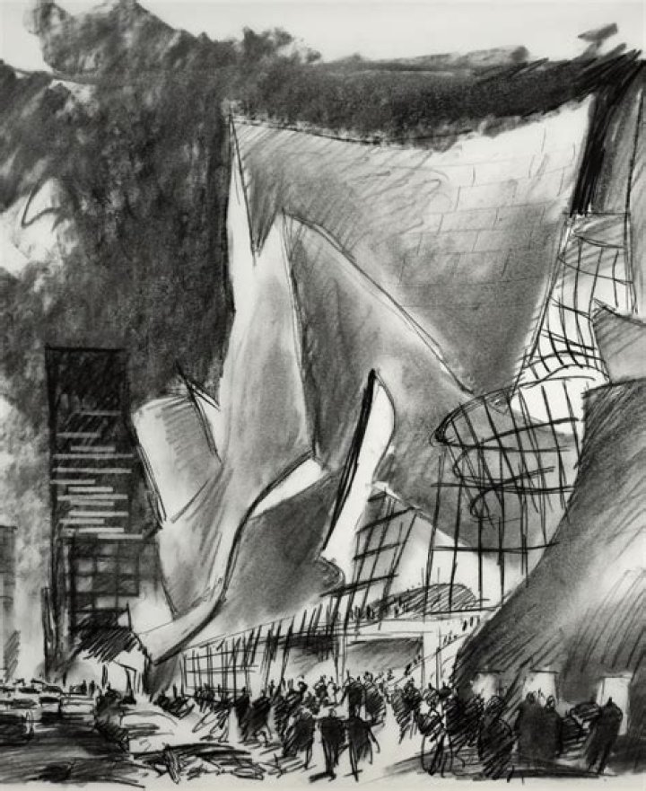 Sketches for L.A.’s Disney Concert Hall to be shown at Figge in Davenport