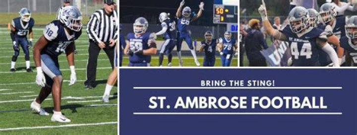 St. Ambrose Football ranked but not thrilled.