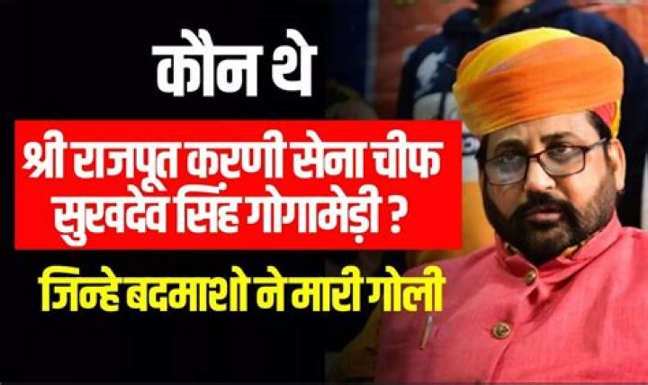 Sukhdev Singh Gogamedi Wikipedia, Age, Biography, Cause Of Death, Wife, Family, Nationality, Net Worth